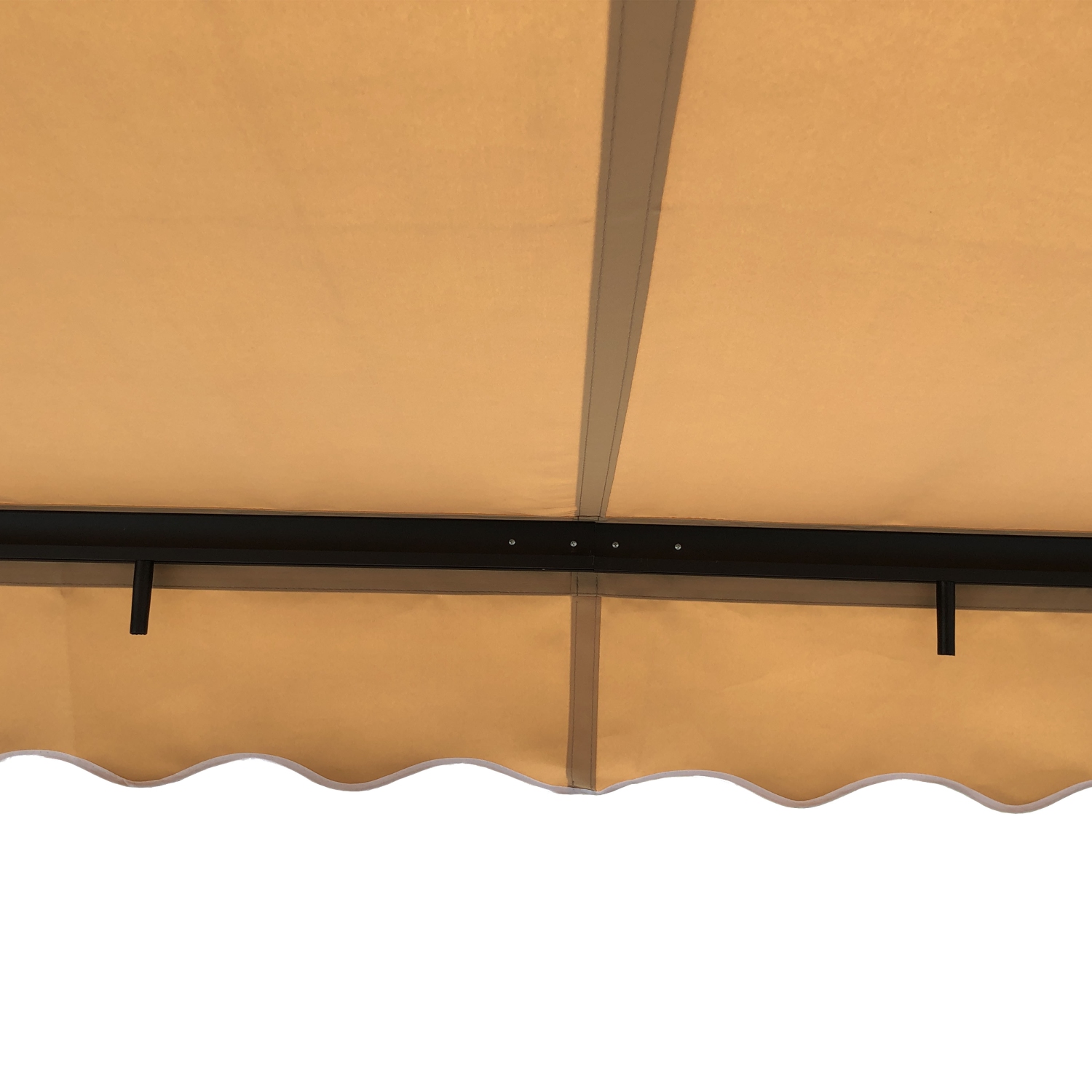 ALEKO AB10X8BEIGE29 Black Frame Retractable Home Patio Canopy Awning 10 x 8 Feet , Beige color