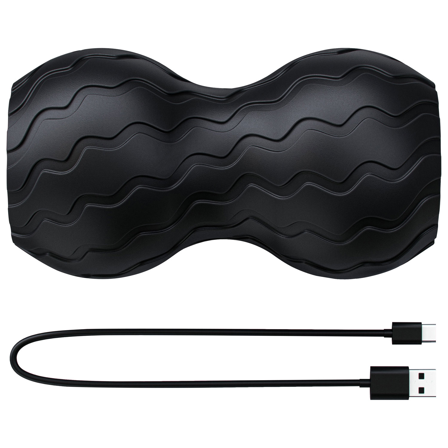 Therabody Theragun Wave Duo Vibrating Massager & Roller - Black