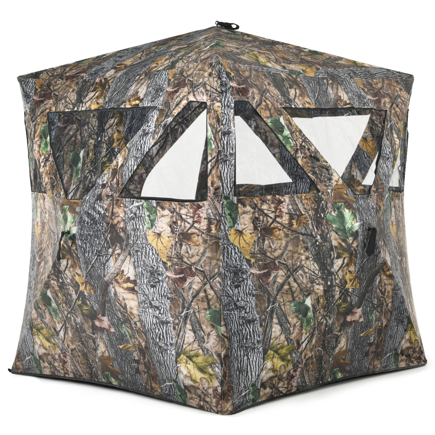 La tente de chasse Pop-up camouflage pour la chasse au sol de PatioJoy convient à 3 personnes