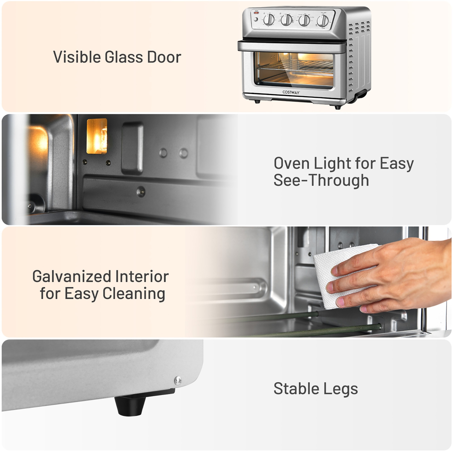 costway air fryer toaster oven