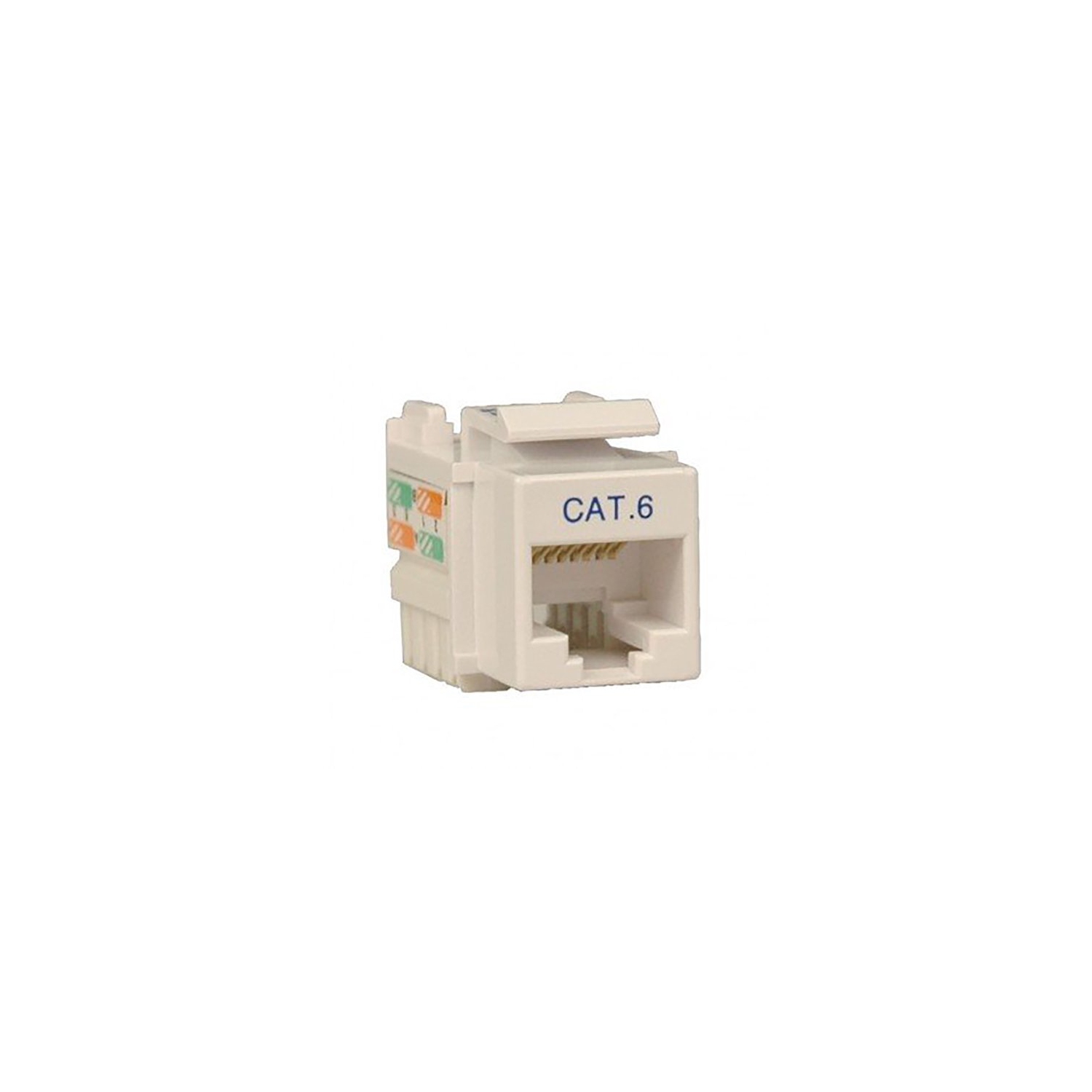 iMBAPrice - Cat6 RJ45 Punch Down Keystone Jack White