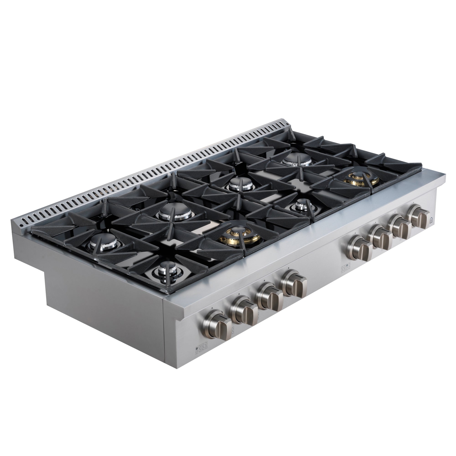 Ancona 48 in. Commercial Style Stainless Steel Slide-In Gas Cooktop