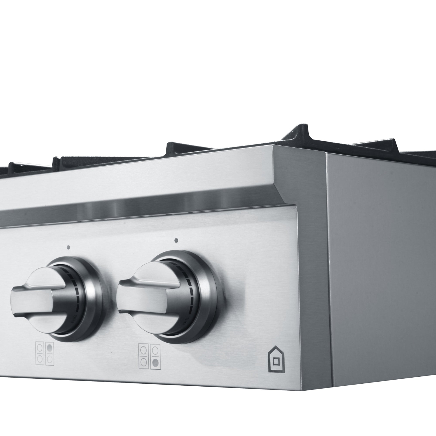 Ancona 48 in. Commercial Style Stainless Steel Slide-In Gas Cooktop