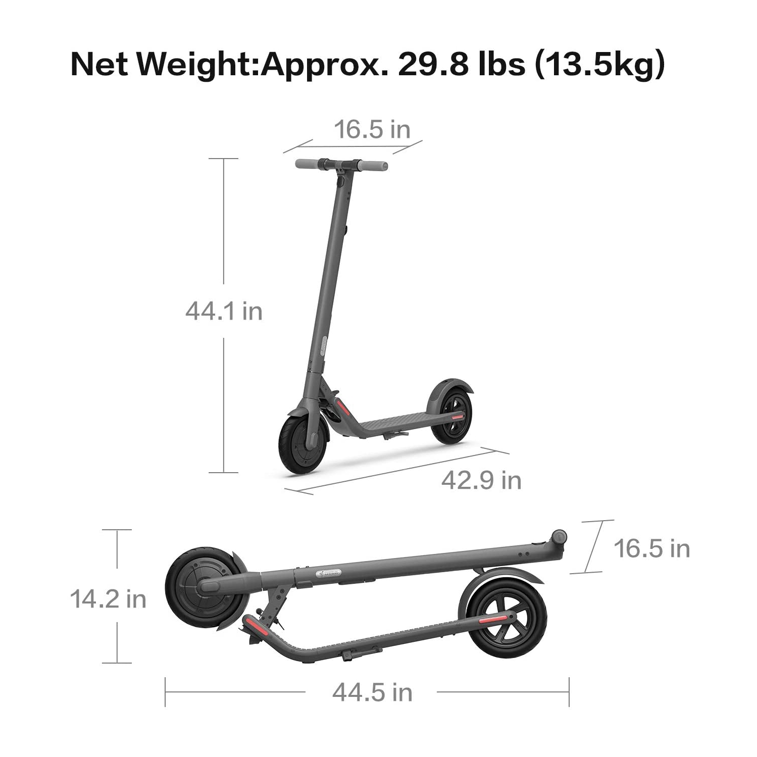 Trottinette électrique Ninebot E22 de Segway - remis à neuf