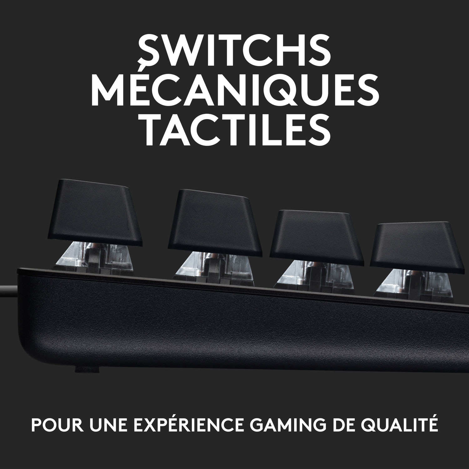 Clavier de jeu mécanique rétroéclairé G413 SE TKL de Logitech