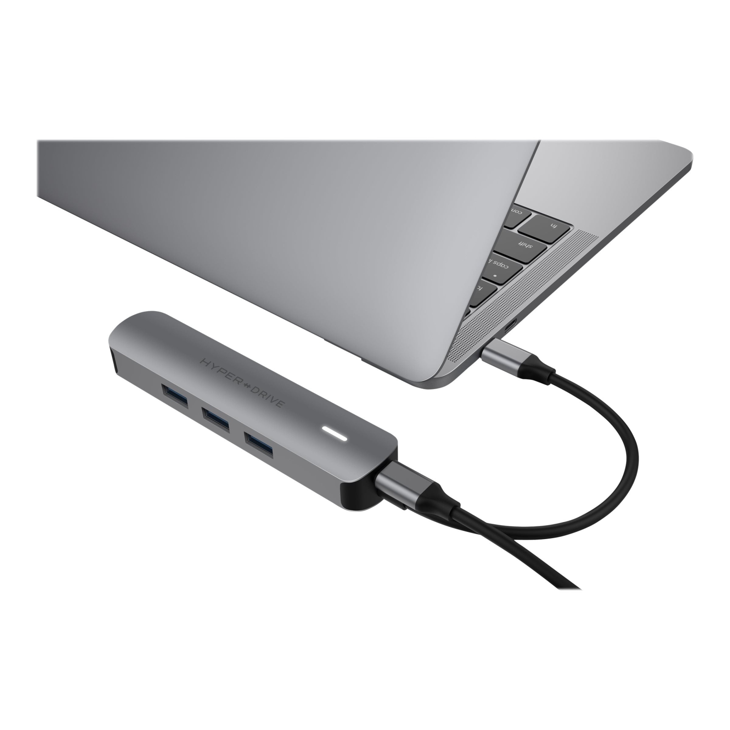 HyperDrive 6-in-1 USB-C Hub with 4K HDMI Output, Space Gray