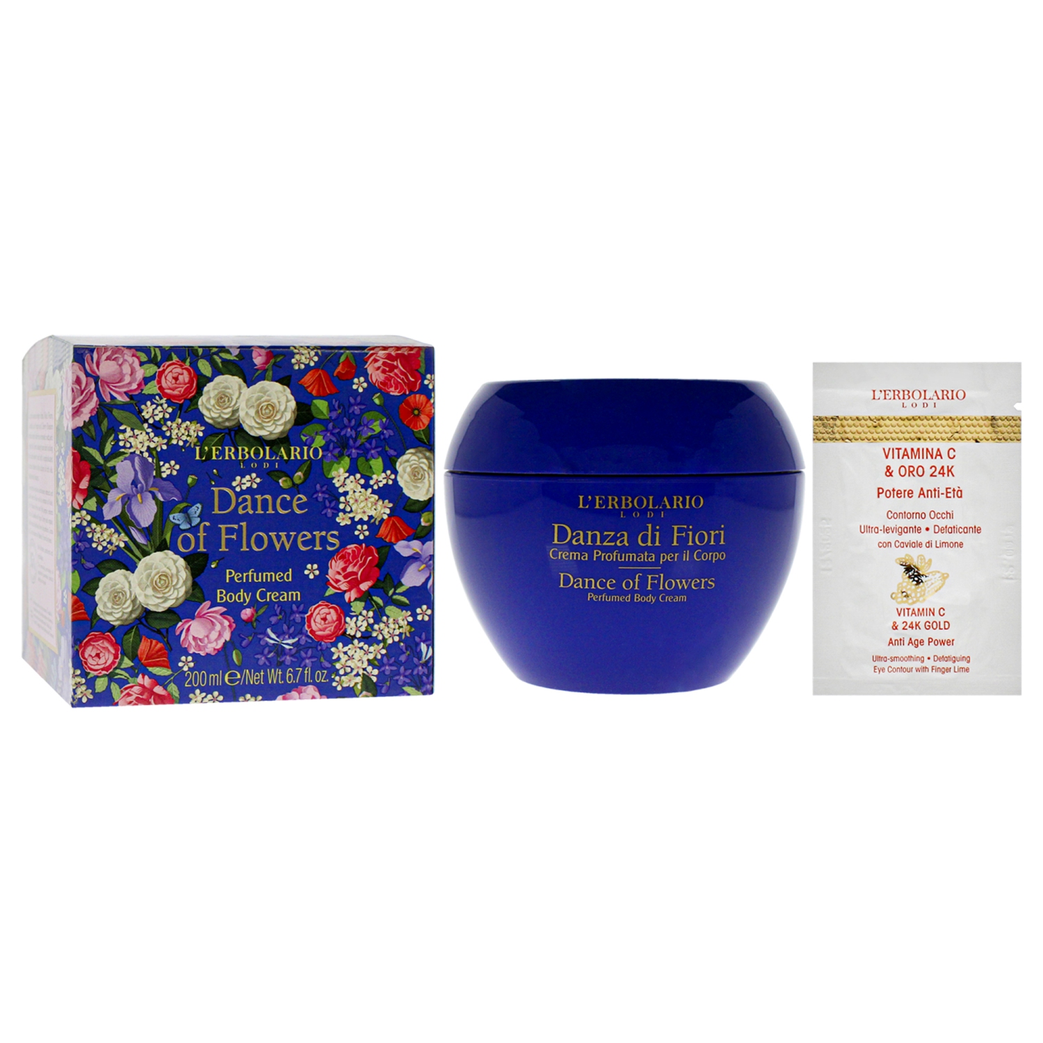 Perfumed Body Cream - Dance Of Flowers by LErbolario for Women - 6.7 oz Body Cream