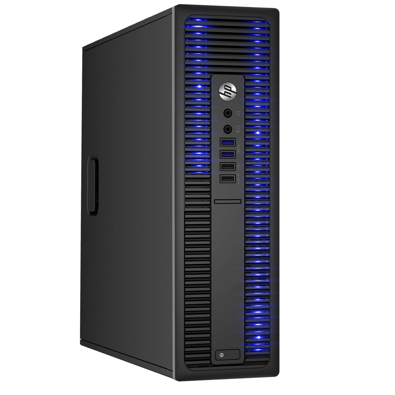Refurbished - HP ProDesk Desktop Customized RGB Lights Computer Intel Core i5 4570 3.2 GHz 8GB RAM 256GB SSD Win 10 Pro WIFI, HAJAAN Gaming PC