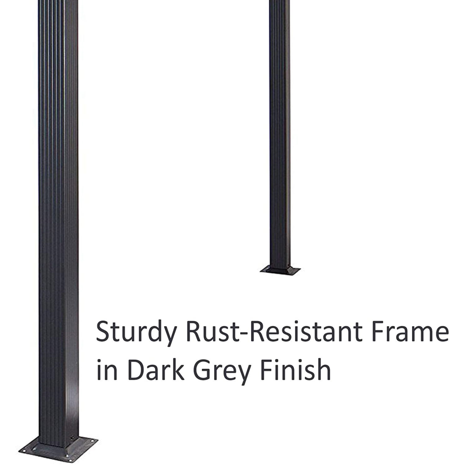 ALEKO – cadre perGBURG à installer soi-même, 9 x 9 pi, aluminium, treillis raisin, pavillon de jardin, bourgogne