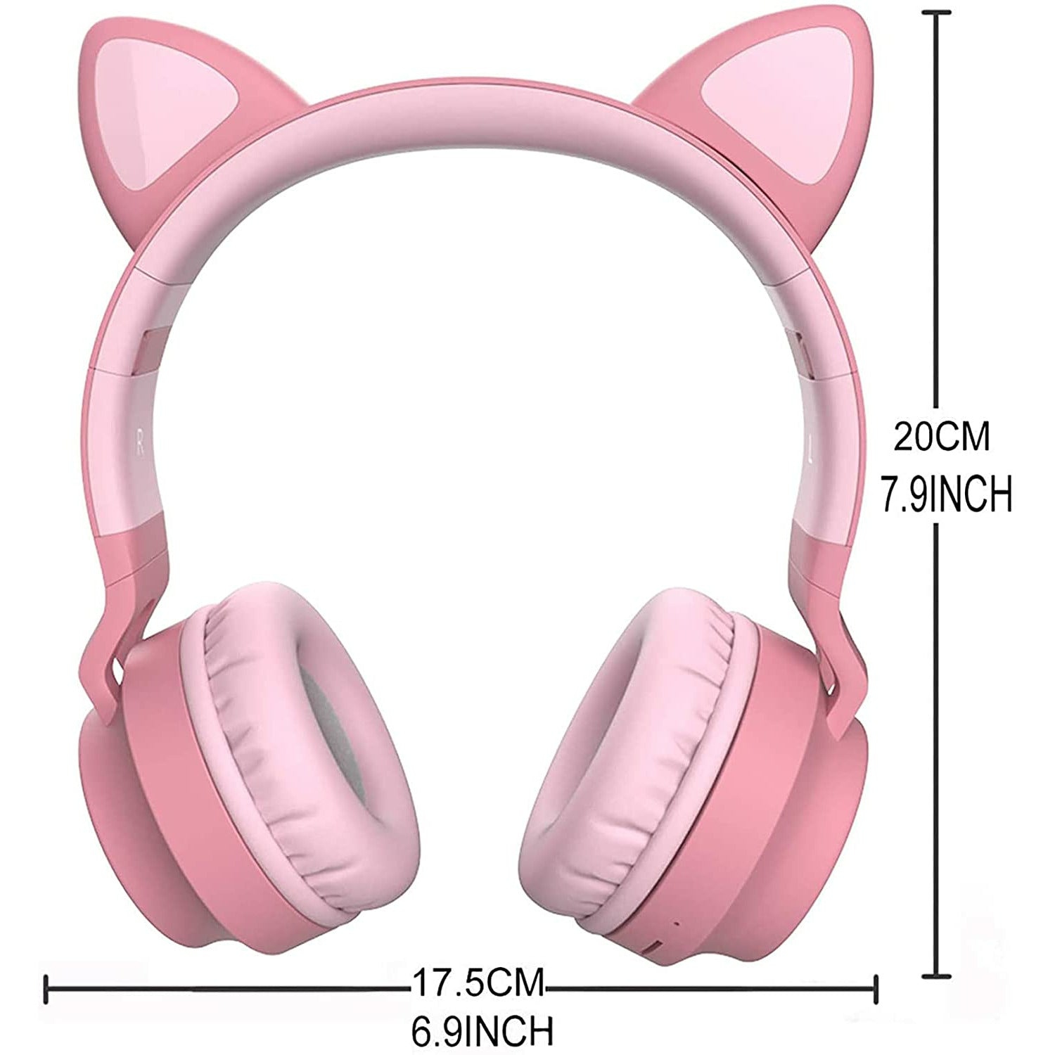 Kids Wireless/Wired Headphones with MIC,12H Playtime, Stereo Sound,Bluetooth 5.0, Foldable for School