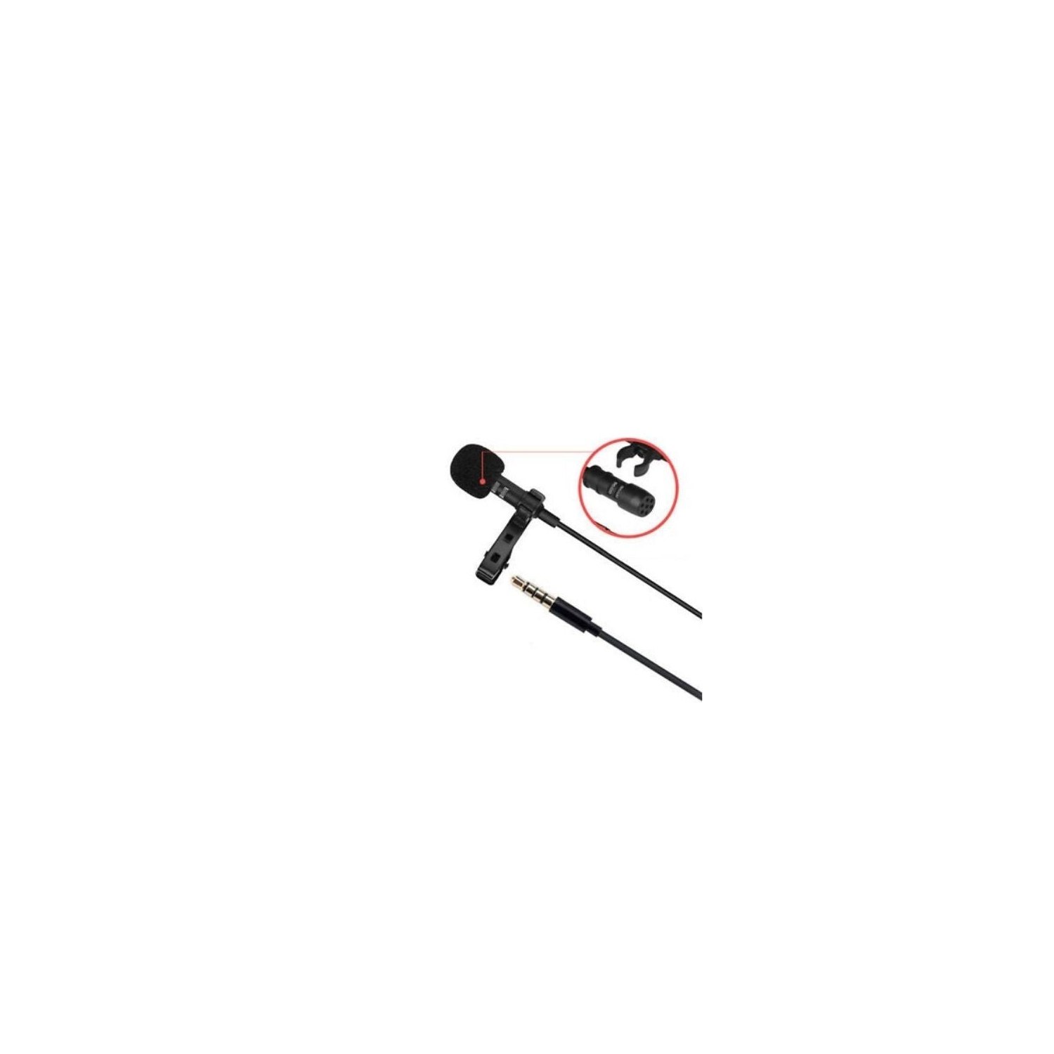 Lavalier Mic Mini Clip-on Ultimate Omnidirectional Portable Wired Microphone