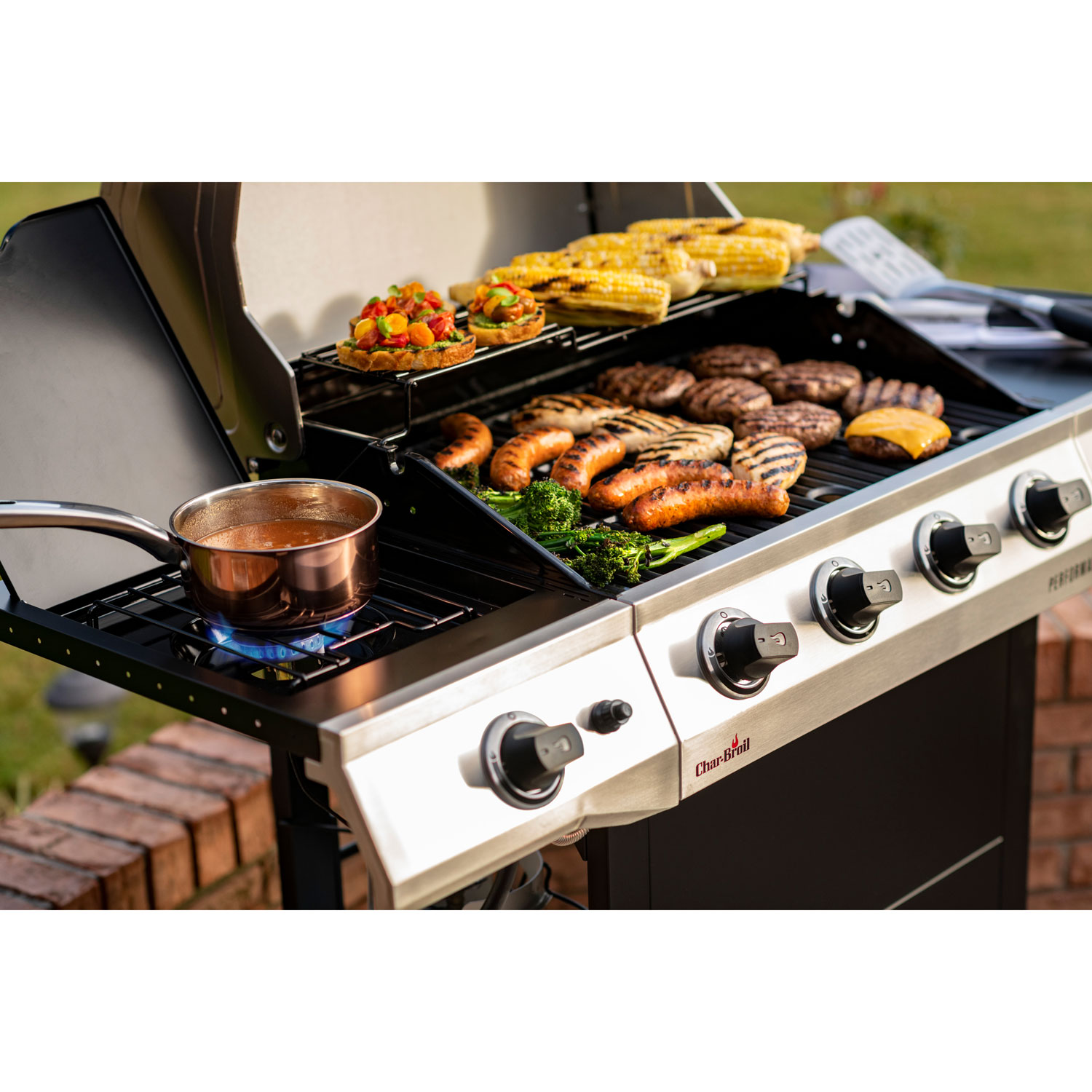 Char Broil Performance 4 Burner 32000 BTU Propane BBQ Best Buy