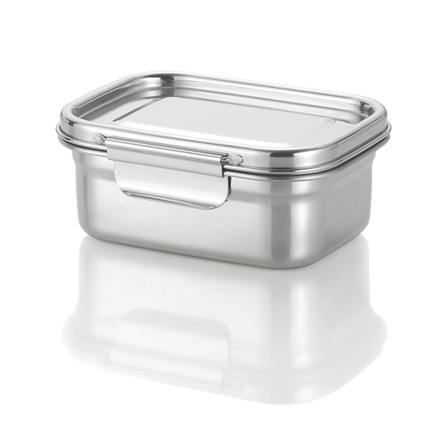 Stainless Steel Bento Lunch Box - 1000 ml - Set Of 2