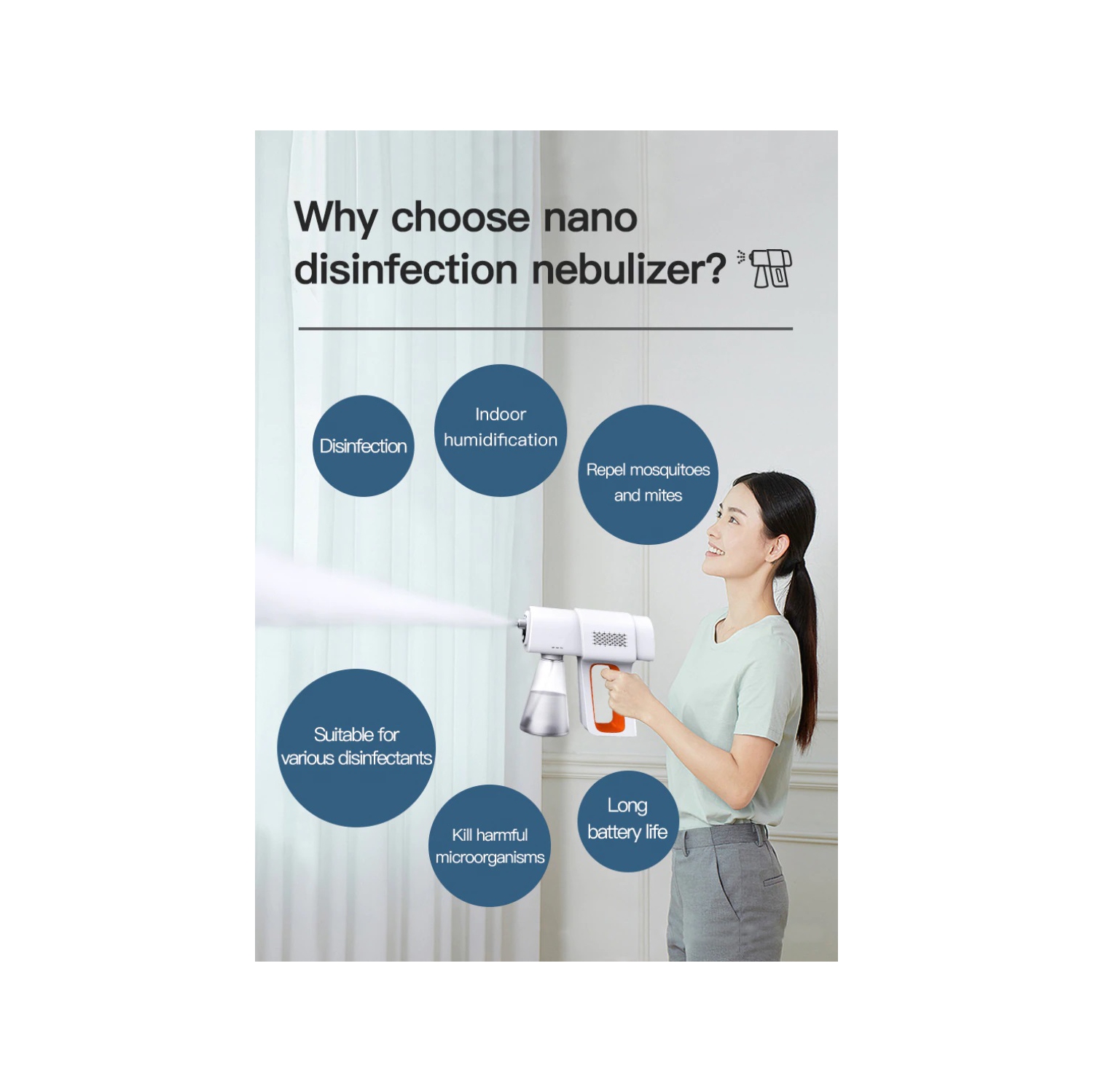 Disinfectant Fogger Sanitizer Spray Machine