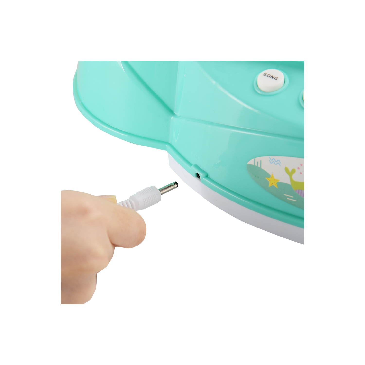 USB Charging Fishing Games Toys for Kids Music Electric Fishing Toy with 2pcs fish containers and poles ,with music, melody, story, vehicle and