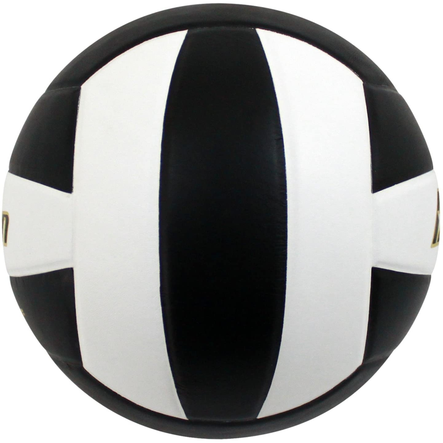 Baden PERFECTION Indoor Leather Volleyball - Official NFHS Approved Game Ball, Black/White