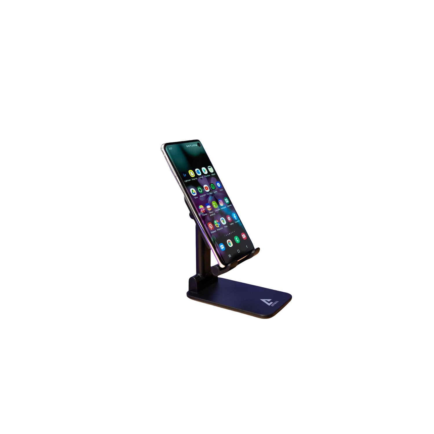 Autocel Foldable Cell Phone Stand - Fully Foldable - Cell Phone Stand for Desk - Compatible with iPhone and Others - Home Office Must Haves - Tablets and Switch