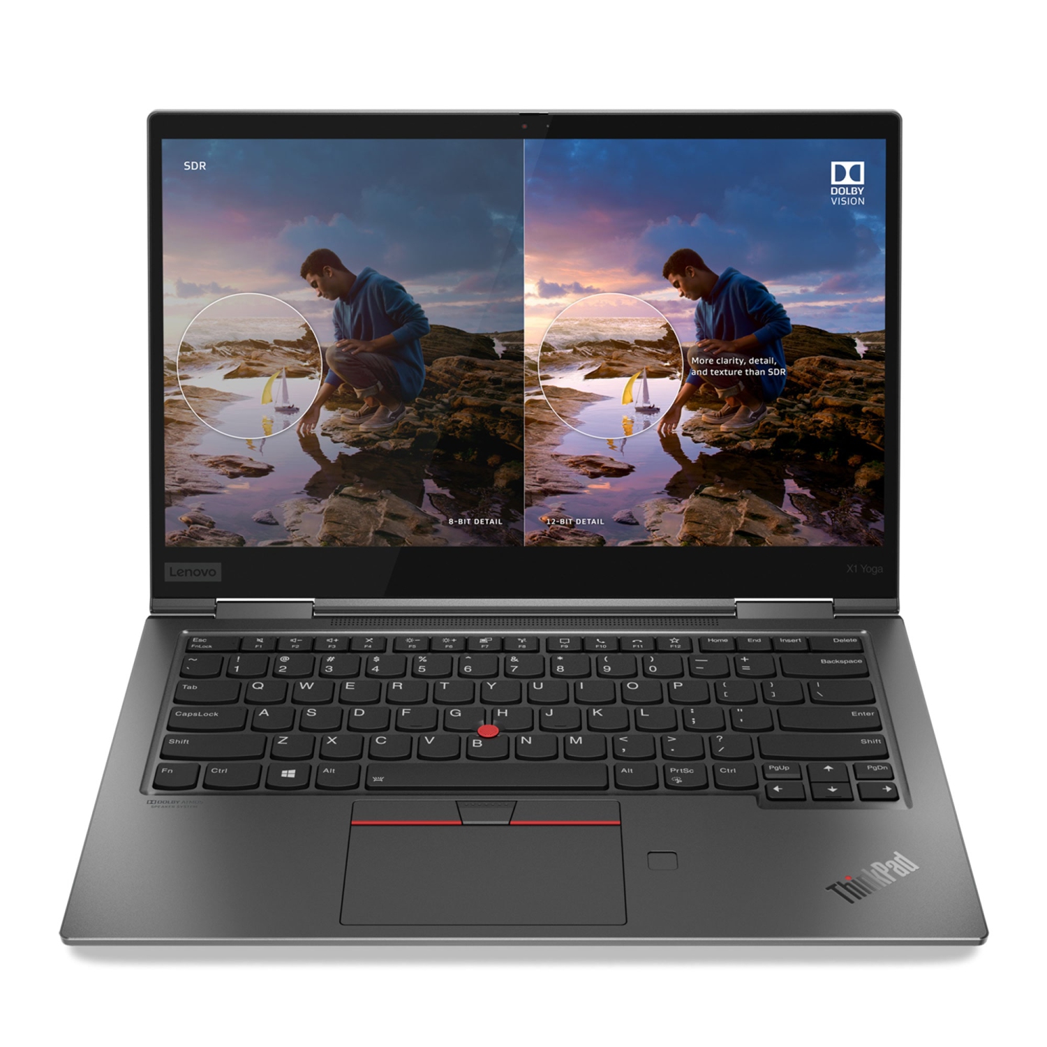 Lenovo ThinkPad X1 Yoga Gen 5 Intel Laptop, 14.0" FHD IPS Touch 400 nits, i5-10210U, UHD Graphics, 16GB, 256GB, Win 10 Pro