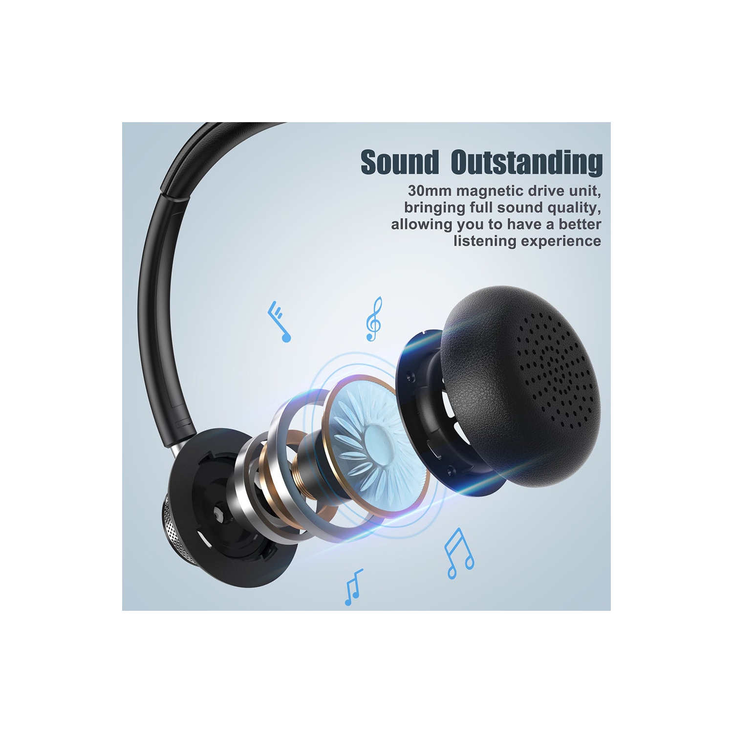 New Bee- Wired USB Headset - Ideal for Call Center, Office, and Multimedia Use