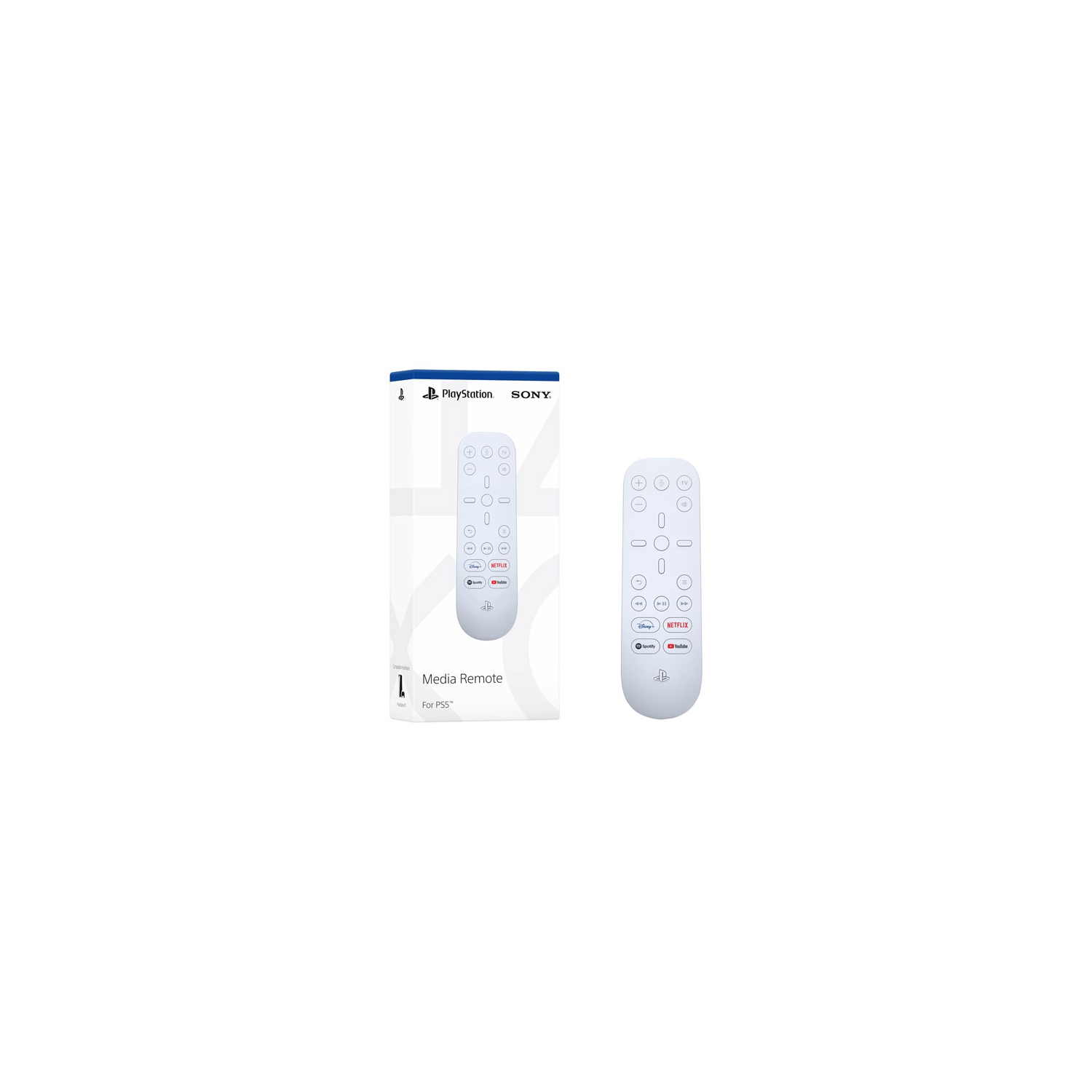PlayStation 5 Media Remote Control - Open Box