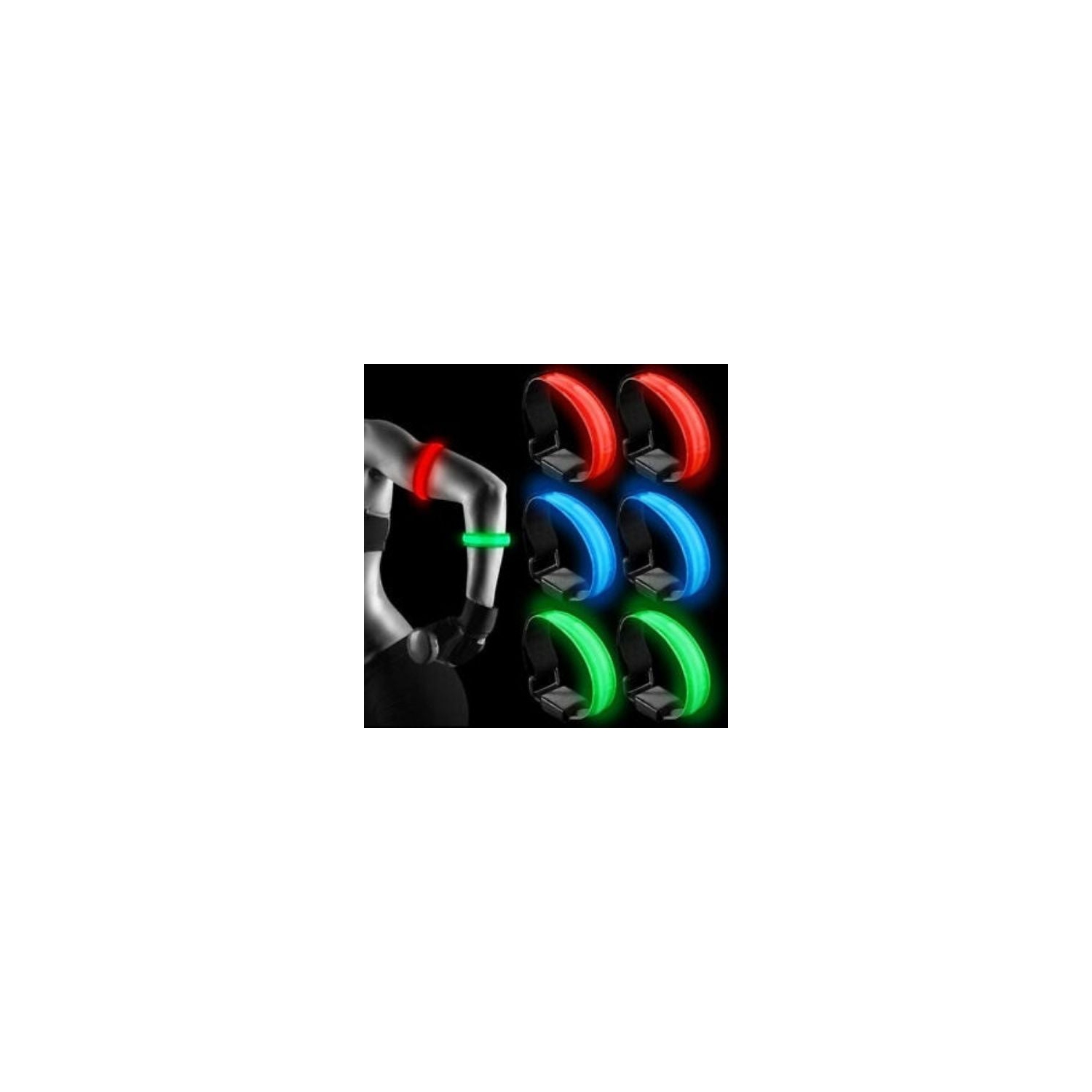 Brassard à DEL pour la course, bracelet lumineux à DEL luminescent