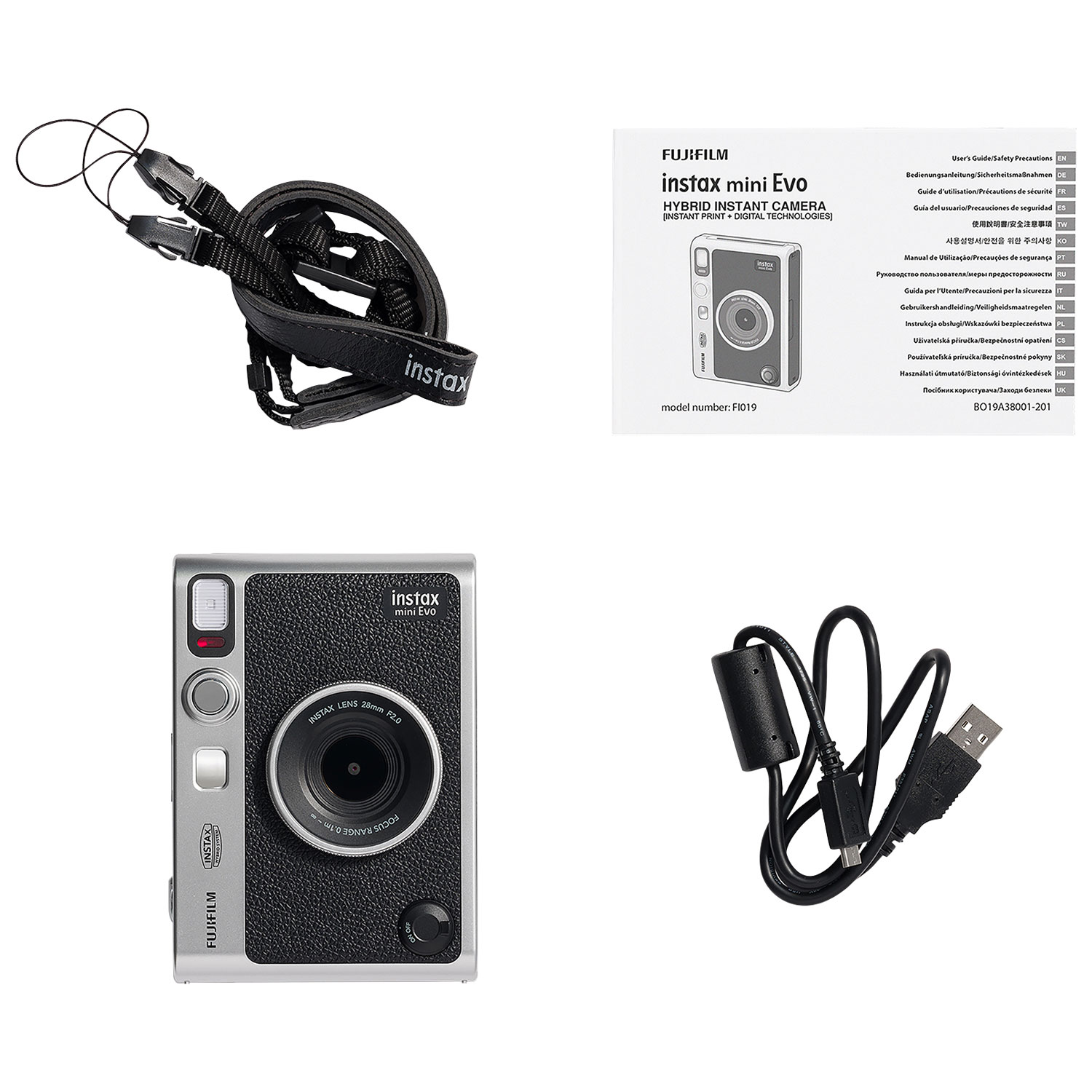 Fujifilm Instax mini Evo Instant Camera - Black | Best Buy Canada