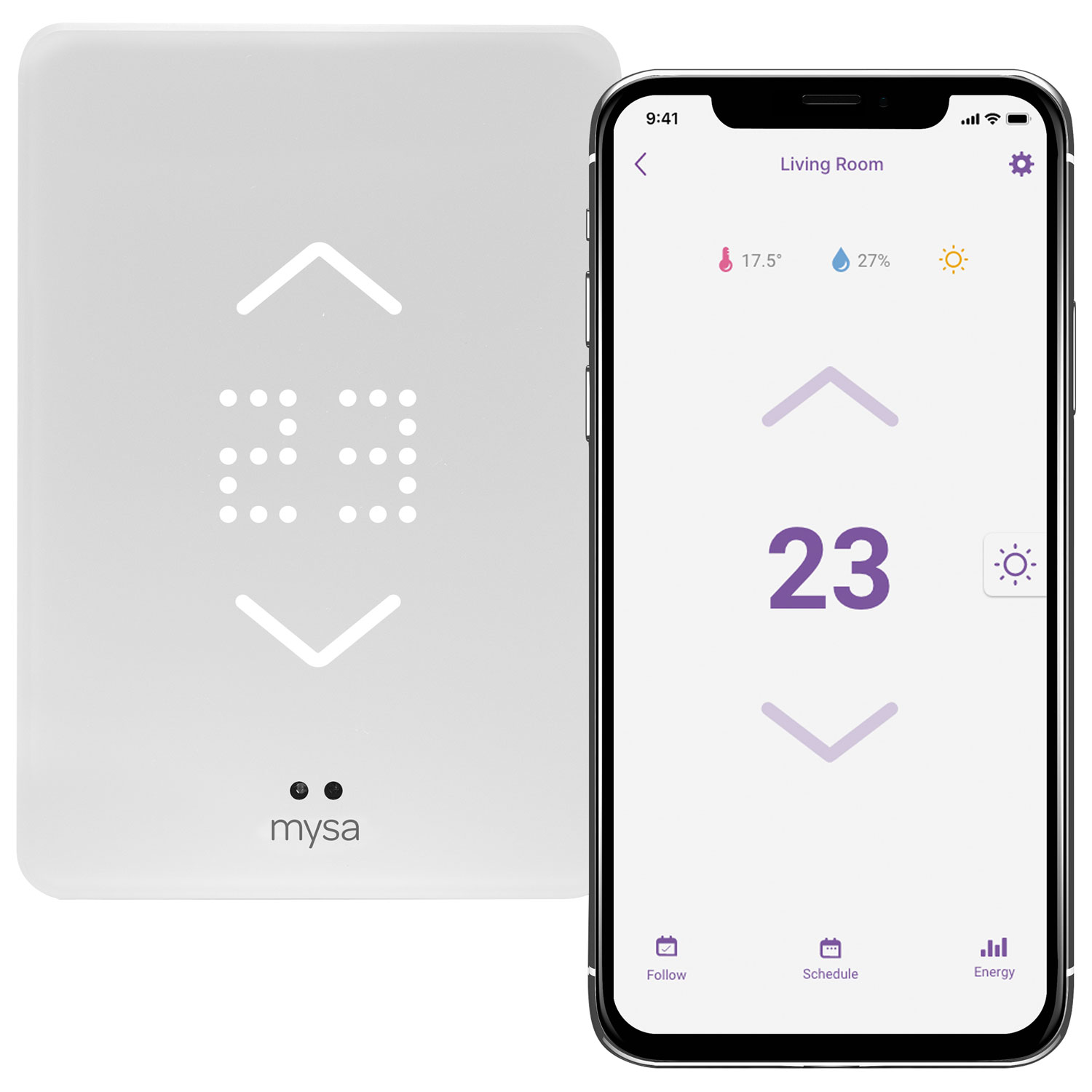 Mysa V2 Smart Thermostat for Electric Baseboard Heating