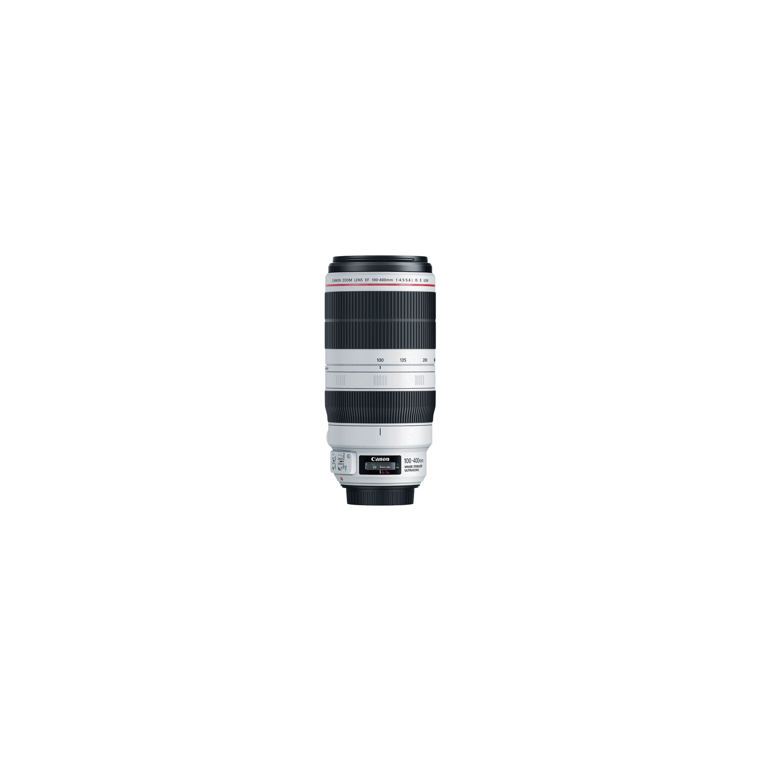 Objectif Canon EF 100-400 mm f/4,5-5,6L IS II USM - Lot de 7 accessoires comprenant : objectifs macro/gros plan, souffleur, stylo de nettoyage,