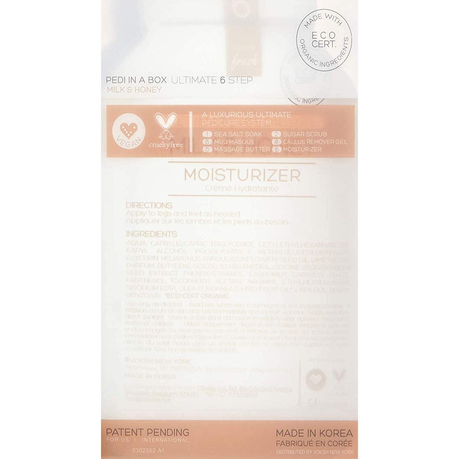 VOESH Pedi In A Box Ultimate 6 Step - Milk & Honey