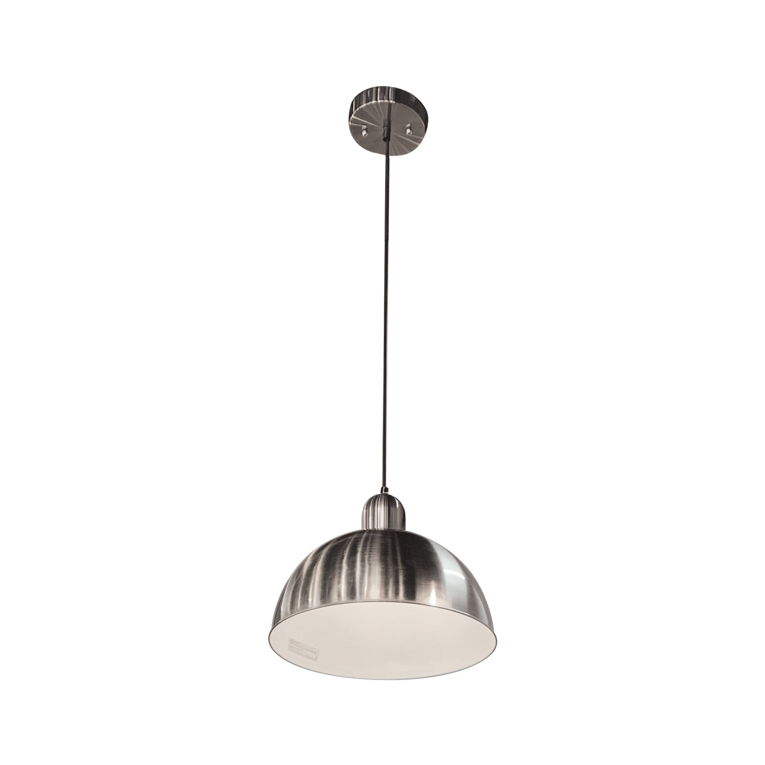 Xtricity - Lampe suspendue, largeur de 10 po, de la collection Elva, argent
