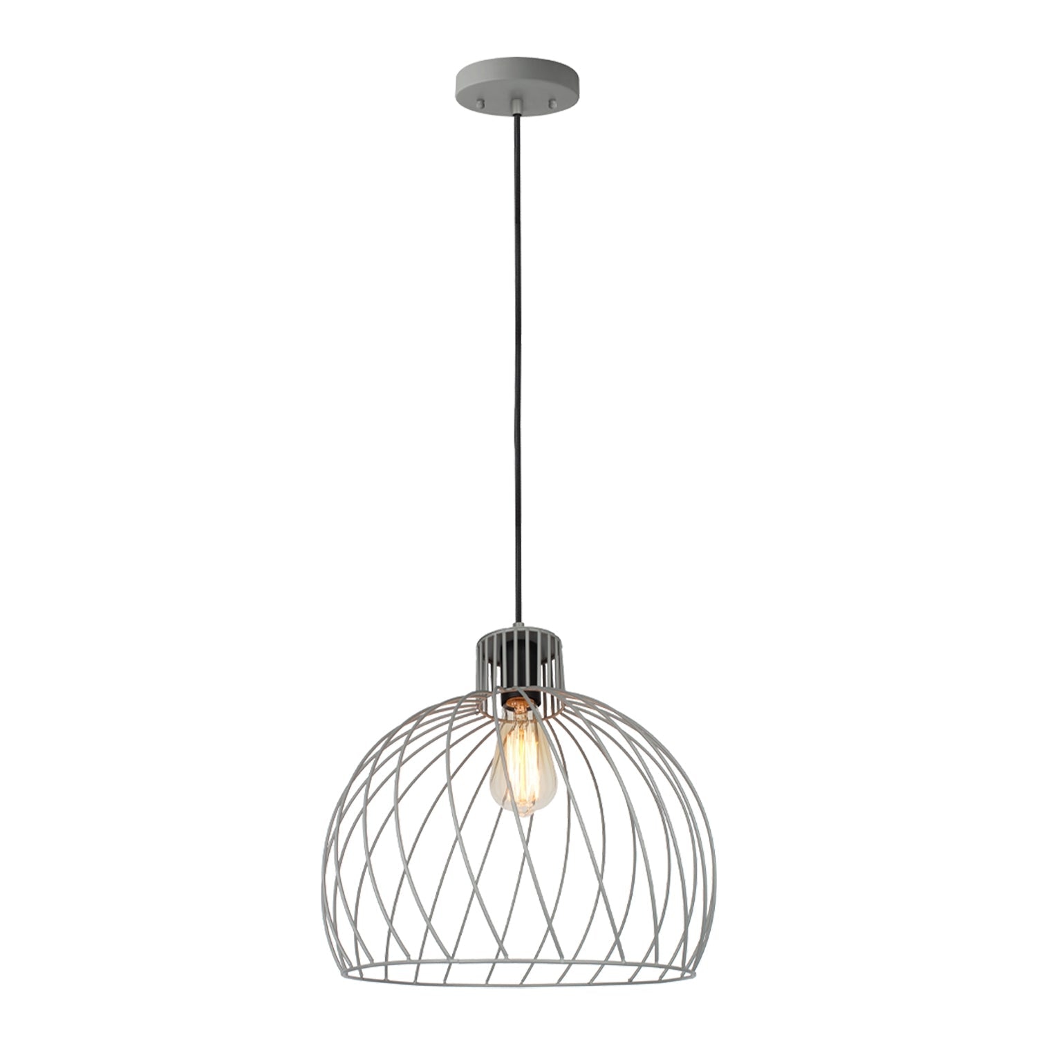 Xtricity - Pendant Light, 13.7'' Width From the Baldwin Collection, Gray