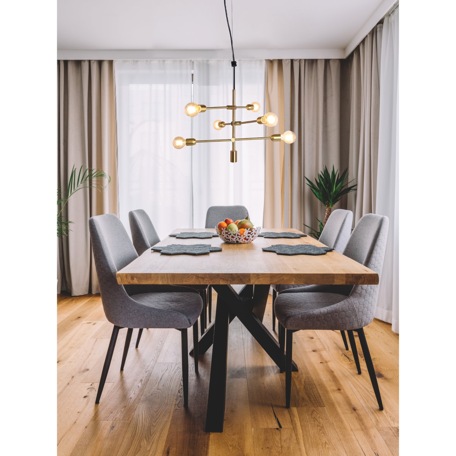 Xtricity - Lampe suspendue, largeur de 23 po, de la collection Elixir, dorée