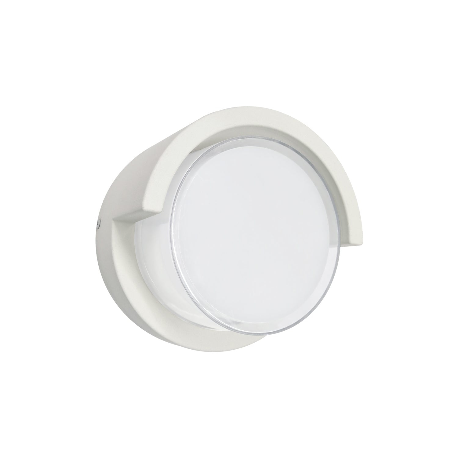 Xtricity – applique murale pour l’extérieur avec DEL intégrées, diamètre de 4 po, de la collection Malibu, blanc