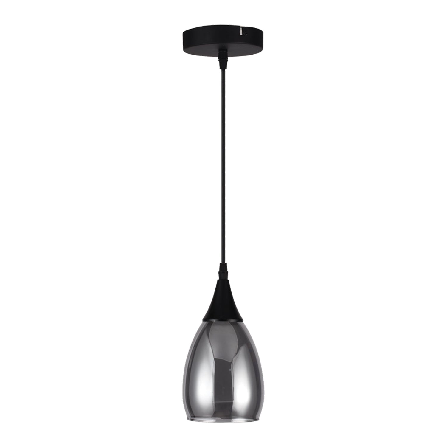 Xtricity – suspension à 1 lumières, largeur de 4,7 po, de la collection Repliey, noir