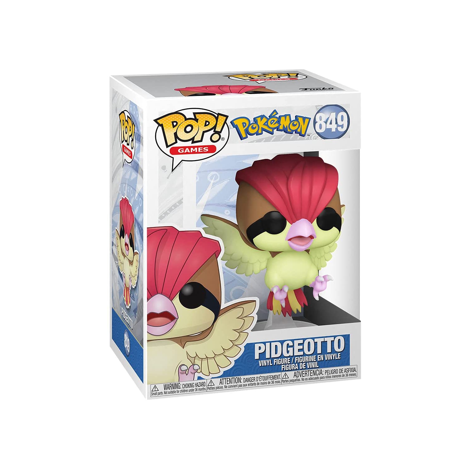 Pop Games Pokemon 3.75 Inch Action Figure - Pidgeotto #849