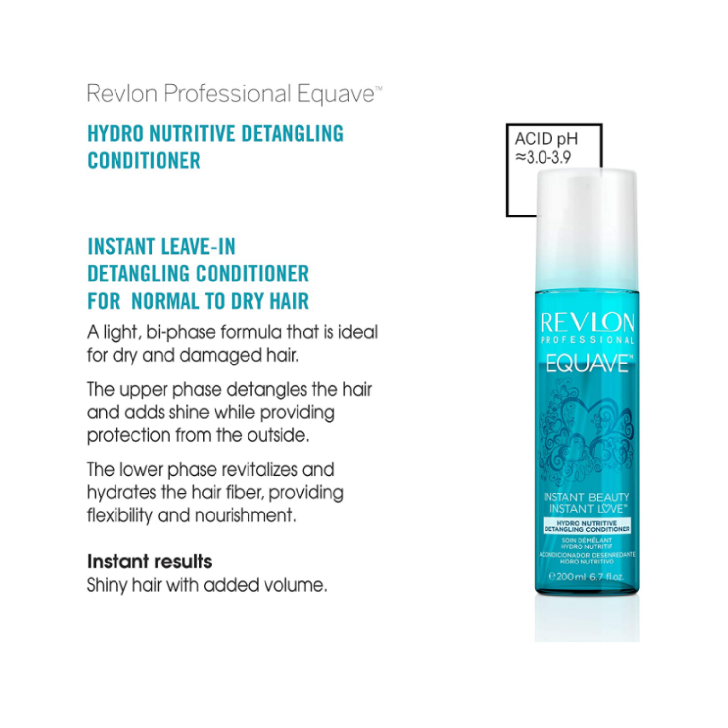 Revlon Equave Hydro Nutritive Detangling Conditioner - 200mL