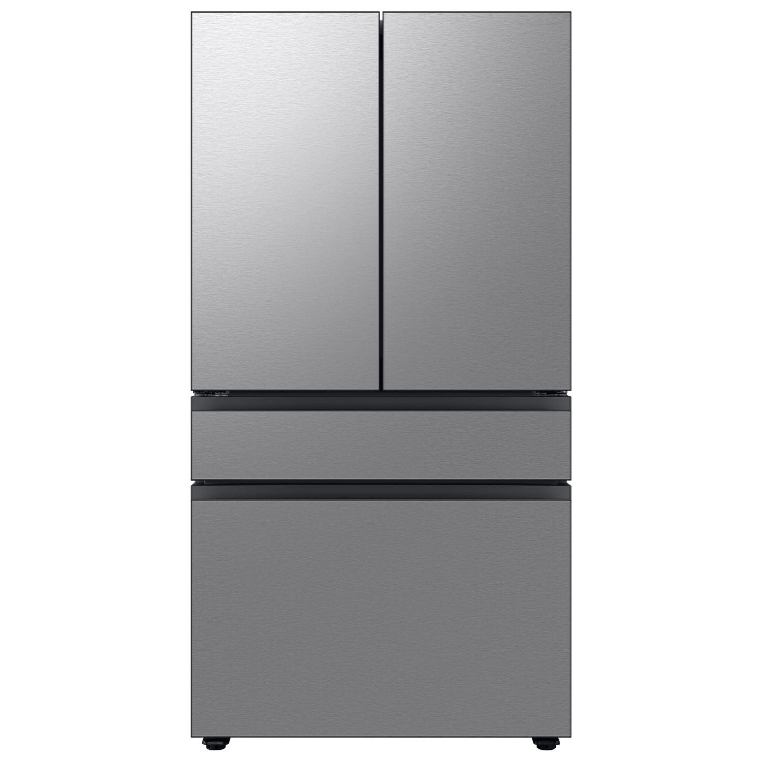 Samsung BESPOKE 36" 22.8 Cu. Ft. 4-Door French Door Refrigerator with Water Dispenser (RF23BB8600QLAA) - Stainless Steel