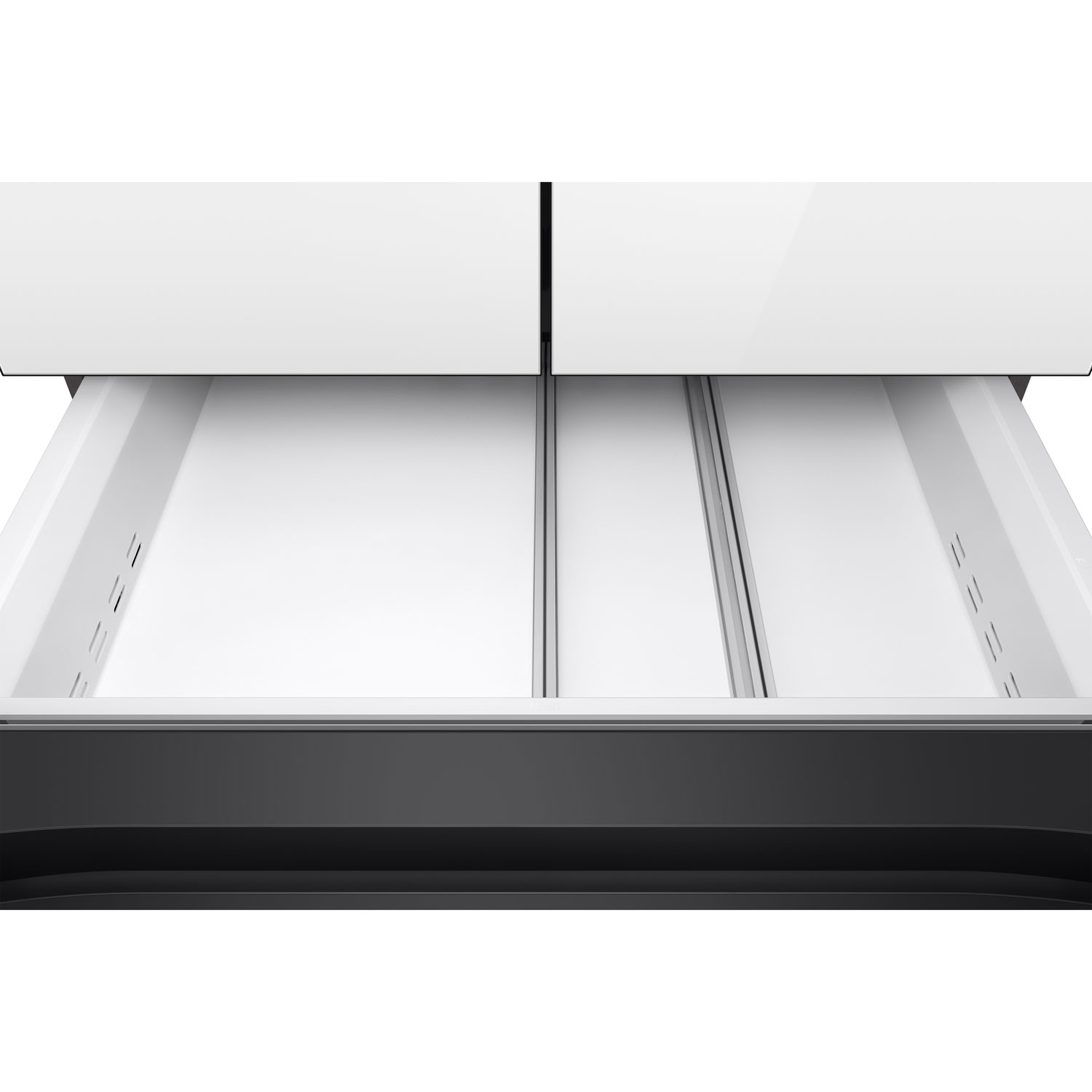 Réfrigérateur à 4 portes de 22,8 pi³ et de 36 po avec distributeur d'eau BESPOKE de Samsung - Compatible panneaux personnalisés