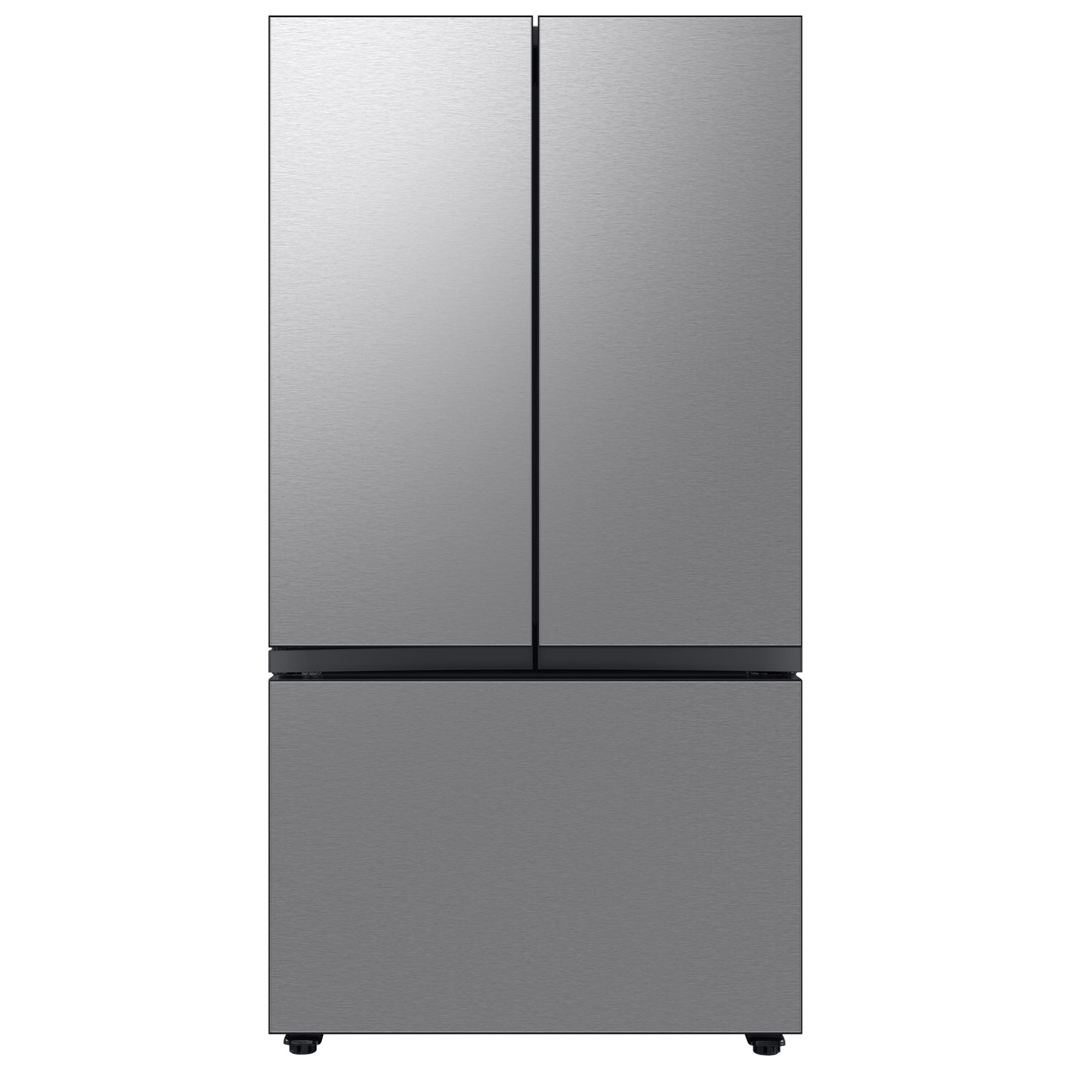 Samsung BESPOKE 36" 23.9 Cu. Ft. 3-Door French Door Refrigerator with Water Dispenser (RF24BB6600QLAA) - Stainless