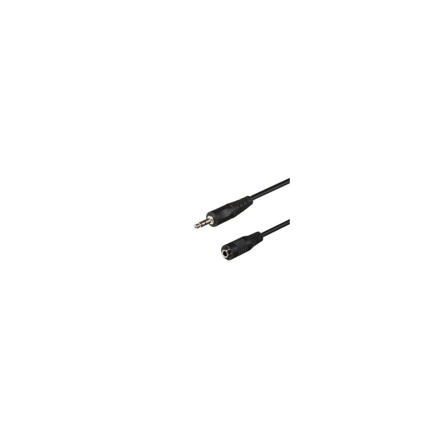 Câble de rallonge stéréo pour casque d’écoute stéréo 3,5 mm MF mâle à femelle, câble de rallonge de 30 pi 10 m