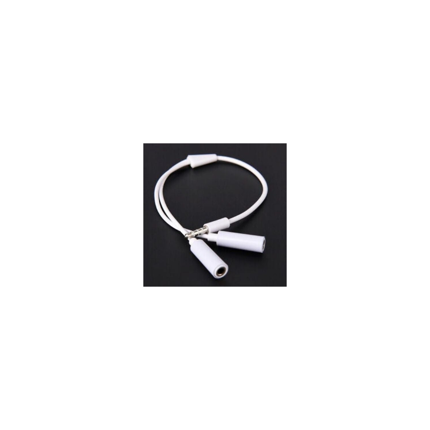 Y Splitter Cable 3.5 mm 1 Male to 2 Dual Female Audio Cable For Earphone Headset
