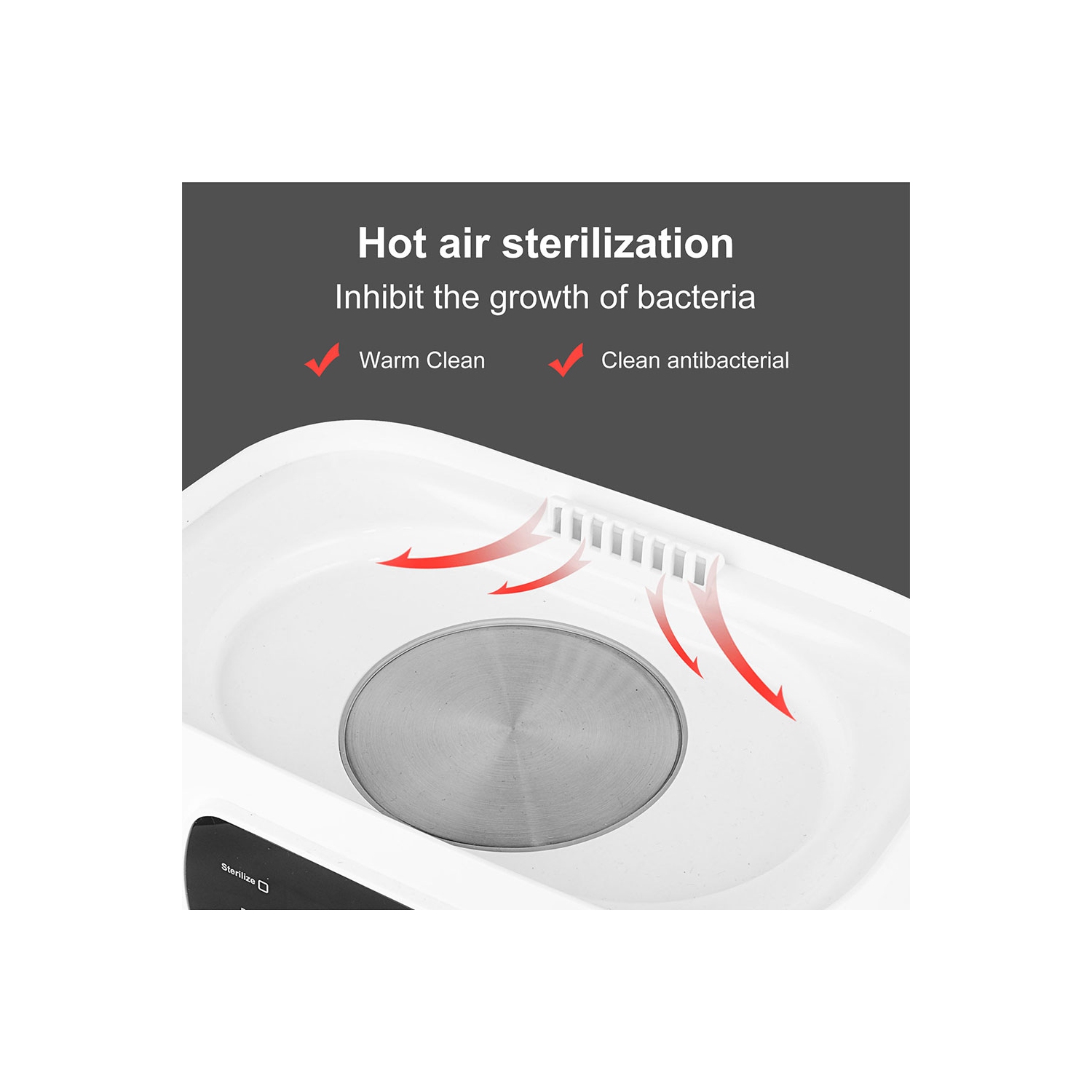 3 In 1 Electric Baby Bottle Sterilizer and Dryer, Baby Feeding Bottle Warmer, Multifunctional Baby Steam Bottle Sanitizer, BPA-Free