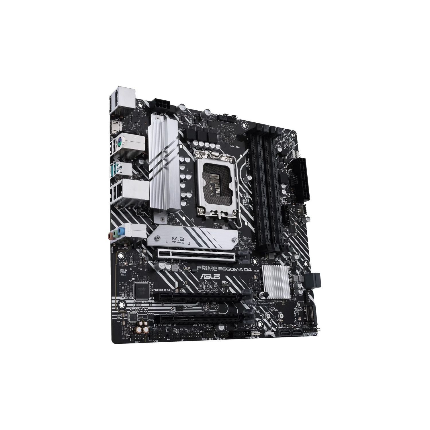 ASUS Motherboard PRIME B660M-A D4 B660 LGA1700 Max128GB DDR4 PCIe mATX Retail