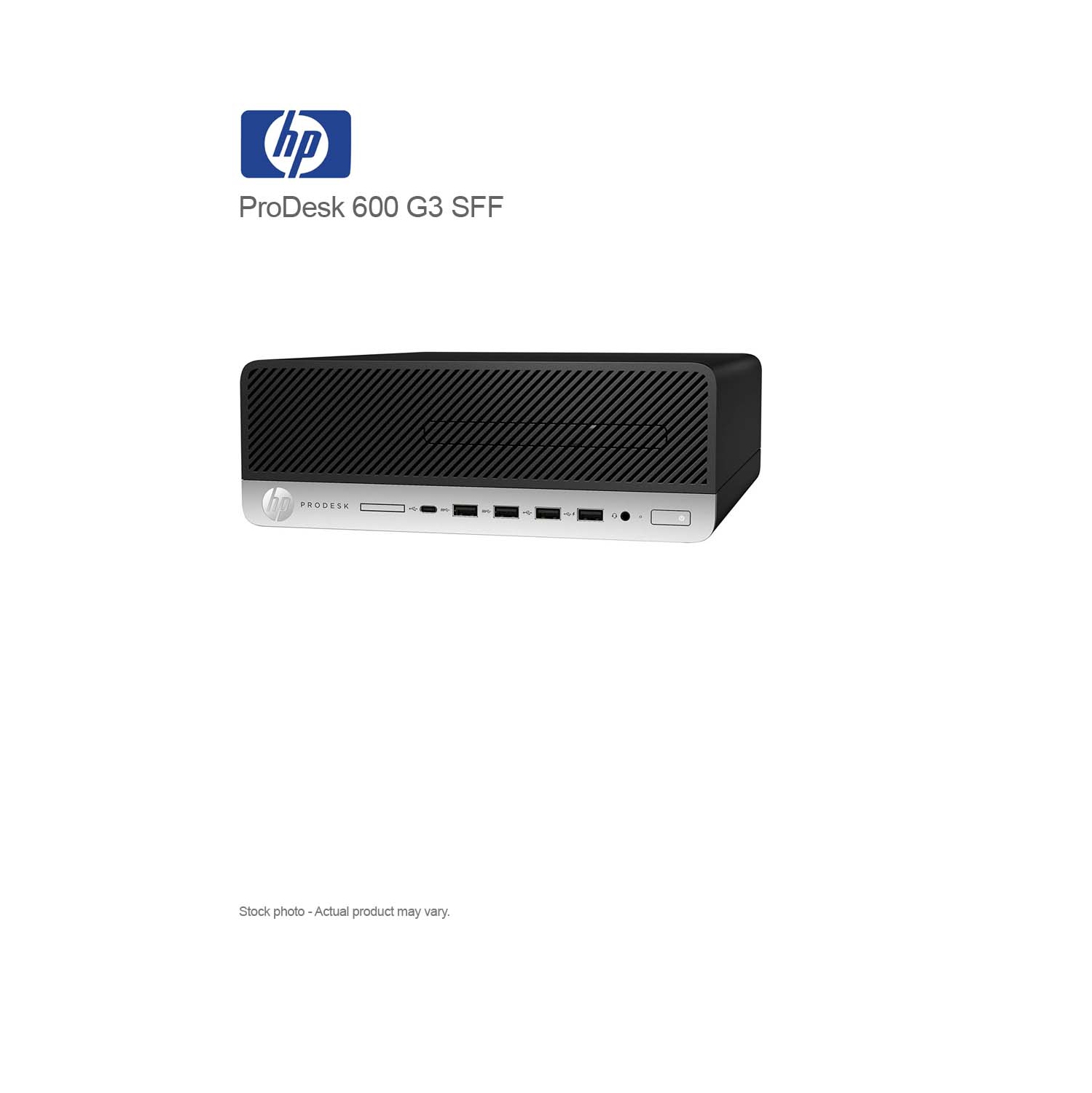 Refurbished - HP ProDesk 600 G3 SFF Core i7-6700 3.40GHz, 32GB, 1 TB M.2 NVMe, WiFi/BT, DVDRW, WIN 10 PRO