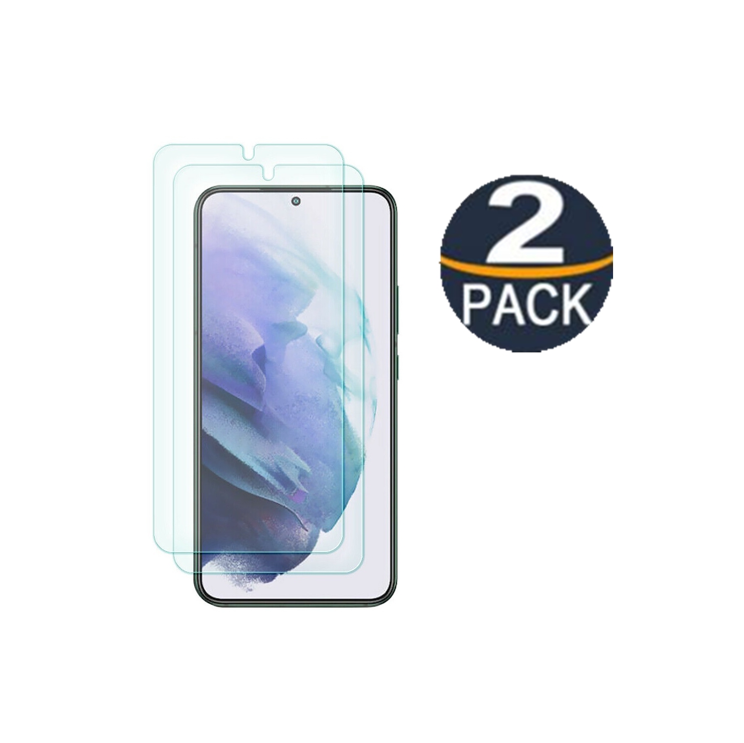 【2 packs】 Protecteur d'écran en verre trempé CSmart Premium pour Samsung Galaxy S22 / S23 5G, compatible avec les coques et sans bulles