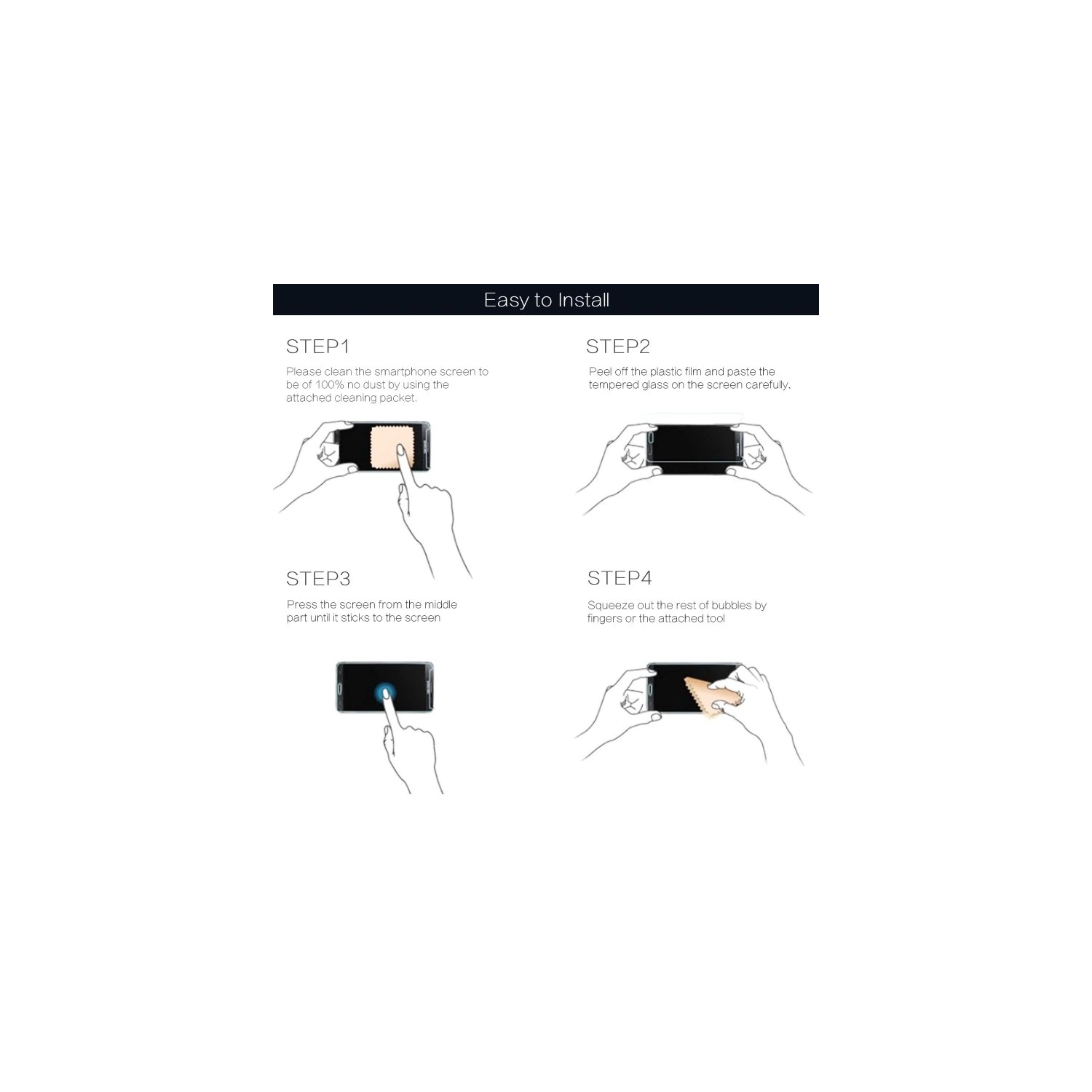 【2 packs】 Protecteur d'écran en verre trempé CSmart Premium pour Samsung Galaxy S22 / S23 5G, compatible avec les coques et sans bulles