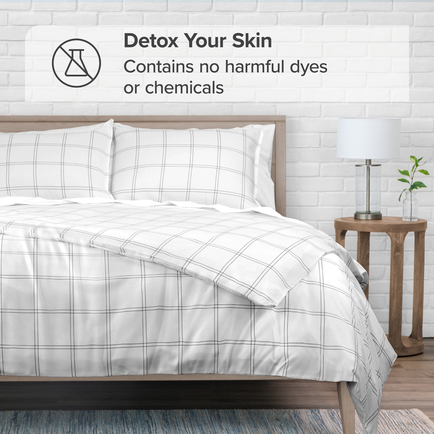 Bare Home Duvet Cover and Sham Set - Premium 1800 Ultra-Soft Brushed Microfiber - Hypoallergenic, Easy Care, Wrinkle Resistant - King/Cal King,