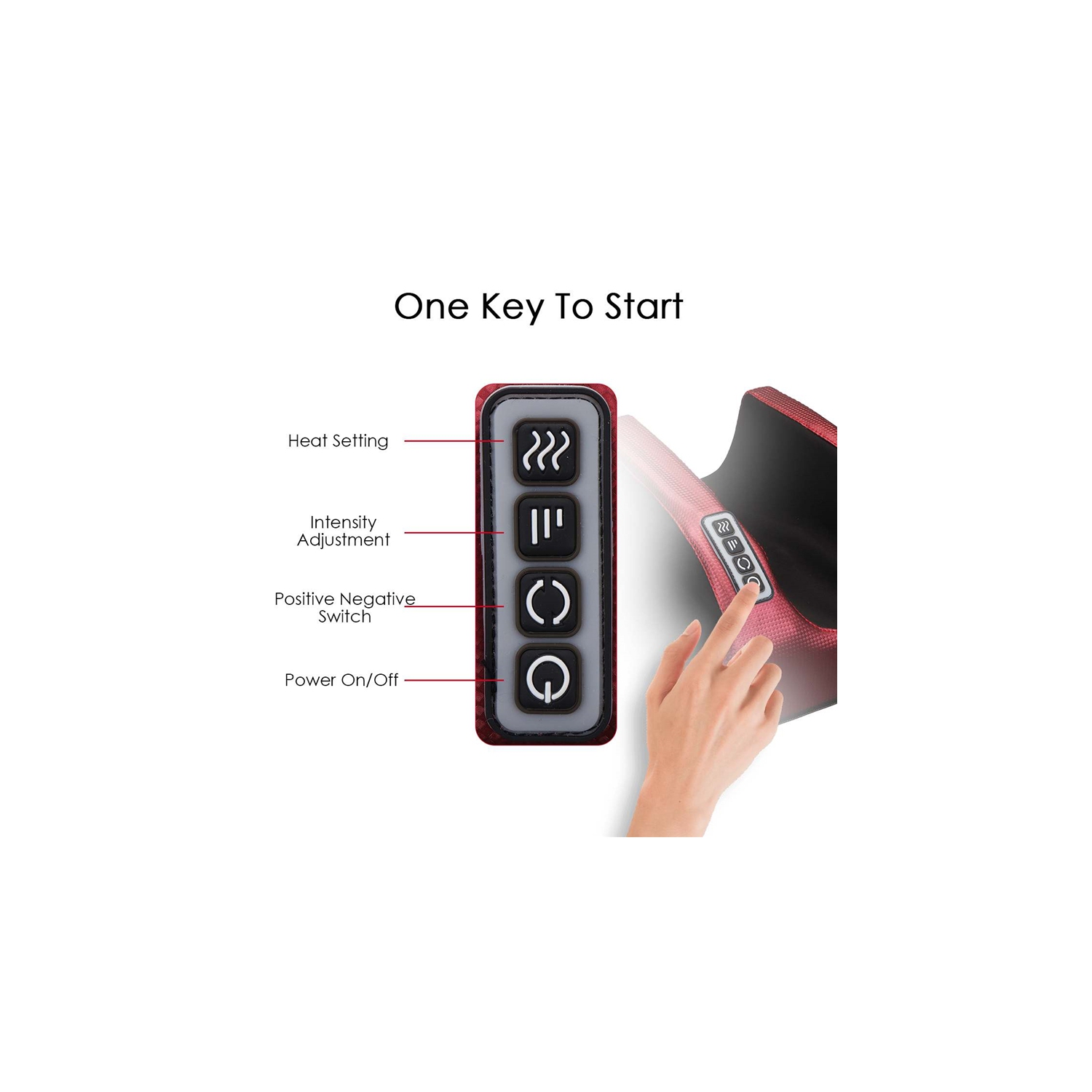 Appareil de massage pour les pieds soulagement de la douleur massage shiatsu électrique massage thérapeutique multiniveau thérapeutique chaleur