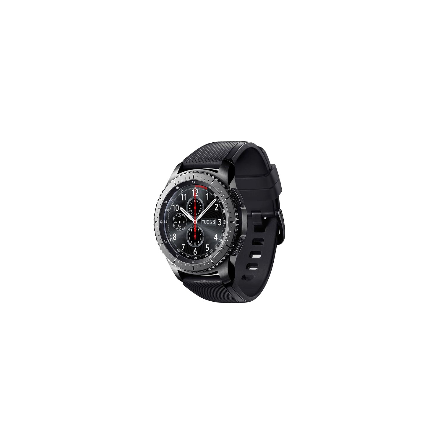 Samsung Galaxy Gear S3 Frontier SM-R760 Smartwatch , International Version, Black - Unlocked - Refurbished