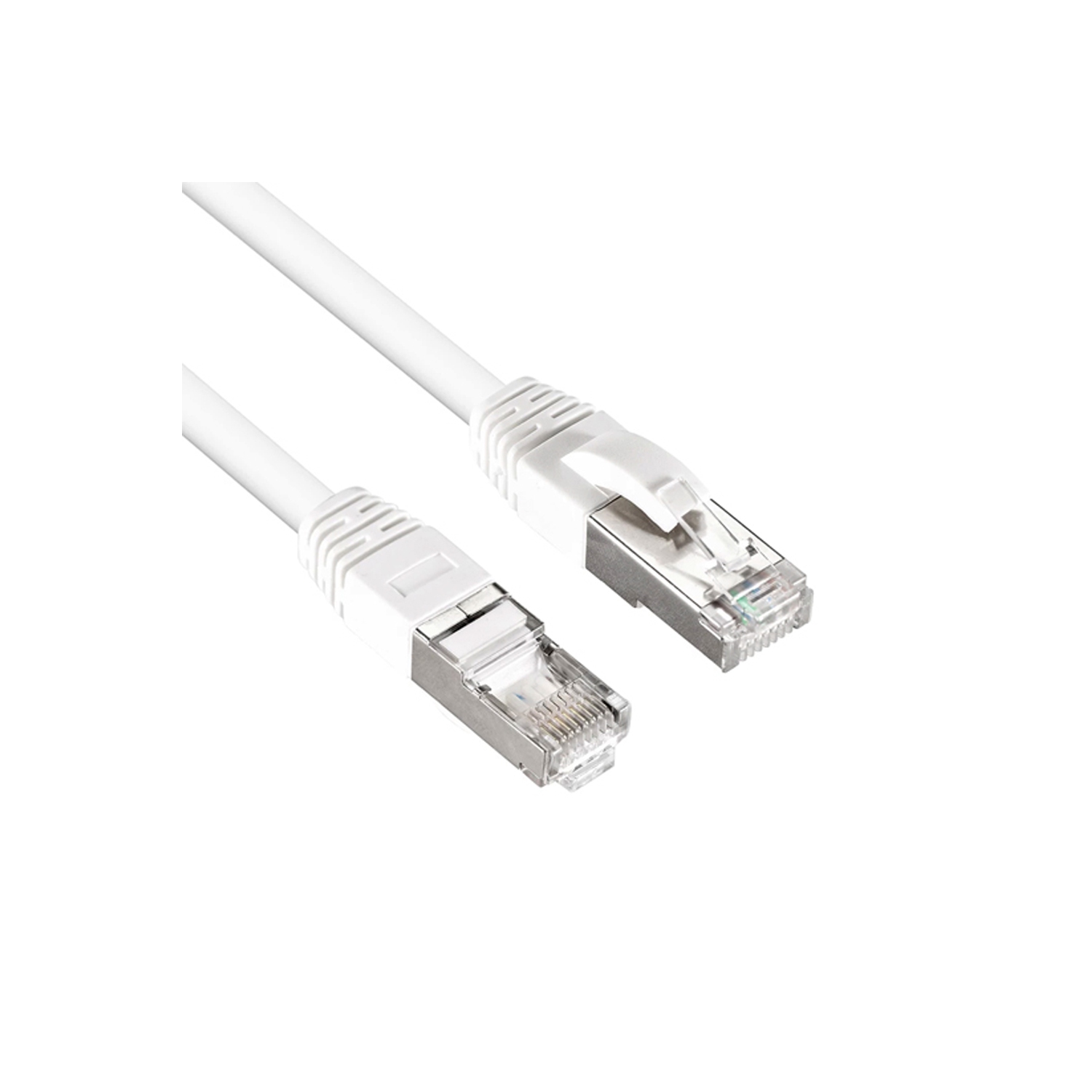 Câble blindé Internet haute vitesse 10 Gigabit Ethernet catégorie 7 Speedex blanc